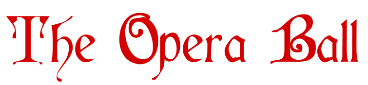 Typogramme du projet Bal de l'opéra
